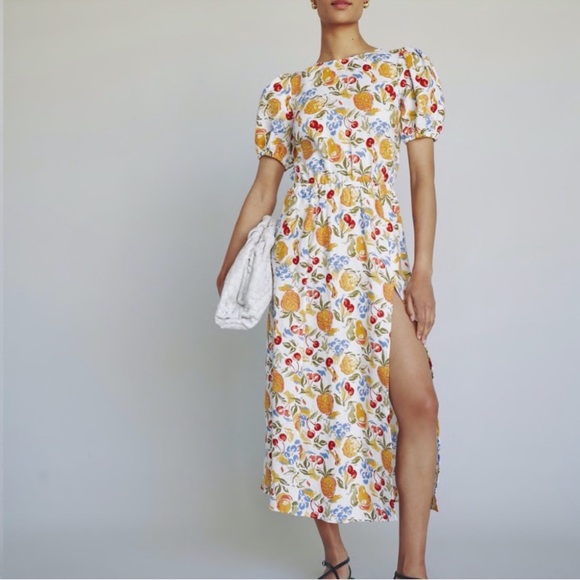Reformation Dresses & Skirts - Reformation Anneliese Linen Dress in Fruit Cocktail